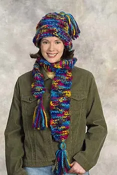 Beginners Hat And Scarf Pattern (Knit) 1