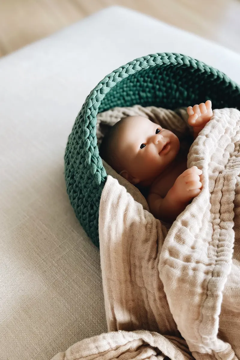 Bitty Bassinet (Crochet) 2