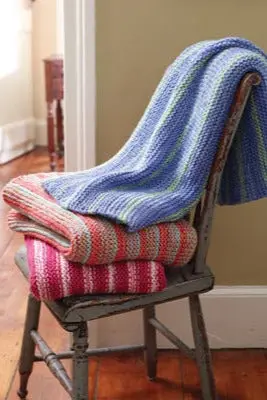 Blue Lagoon Blanket Pattern (Knit) 1