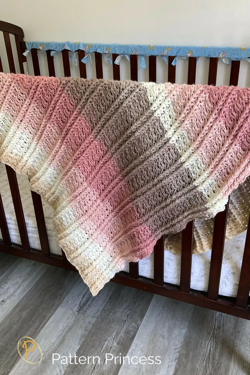 Blushing Lady Hygge Crochet Blanket Pattern (Crochet) 1