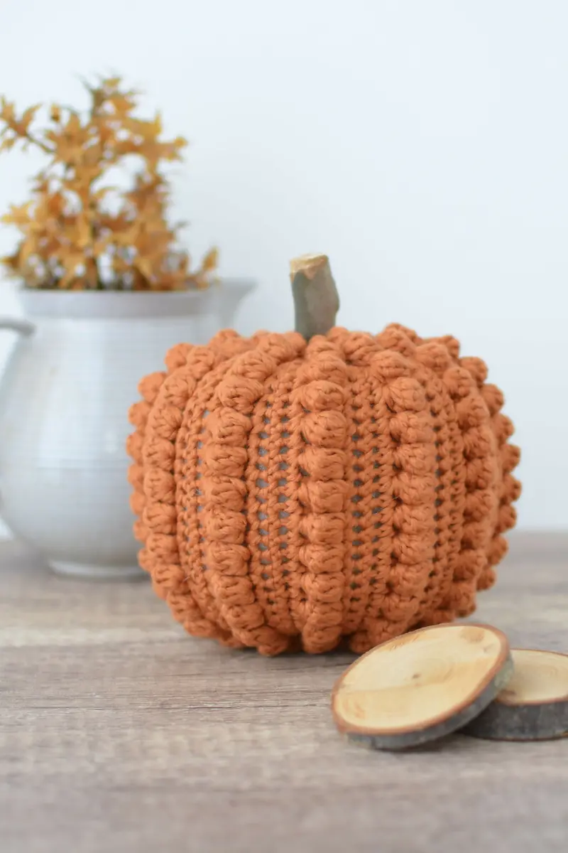 Bobble Stitch Pumpkin (Crochet) 1