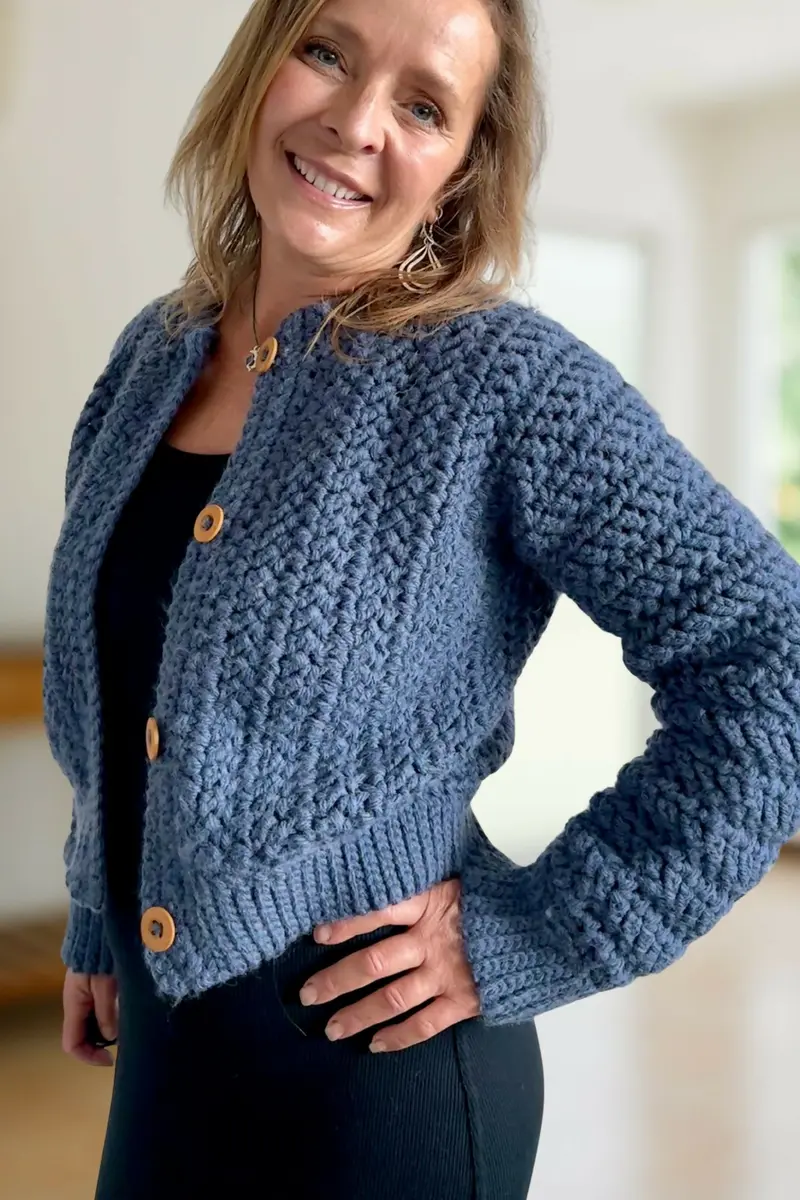 Bomber Sweater (Crochet) 1