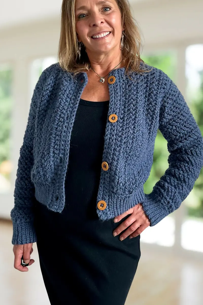 Bomber Sweater (Crochet) 2