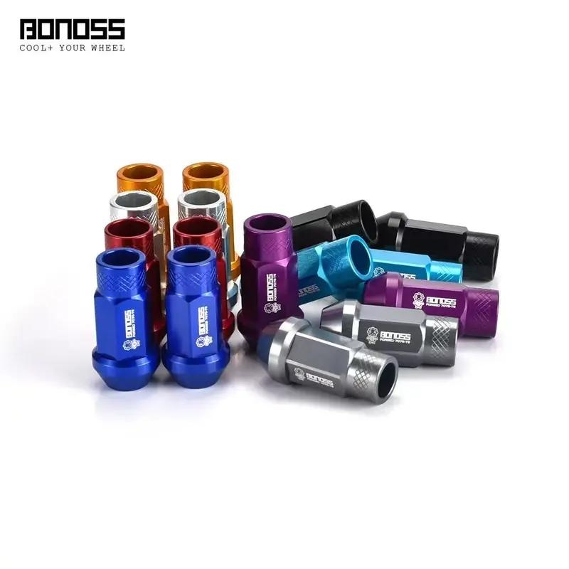Bonoss Classic Style Forged 7075-T6 Grading Wheel Lugs (9 Colors)  20 Lugs (Japanese Cars) 1