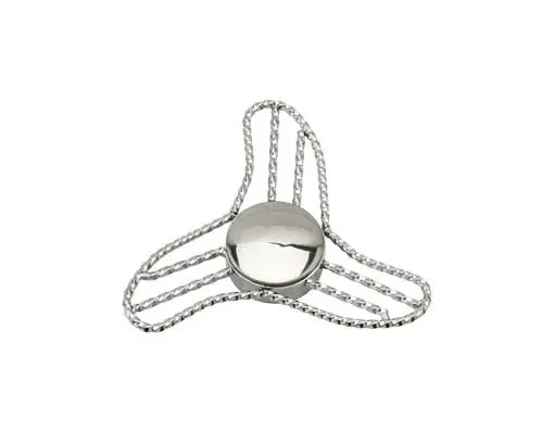 Boom Ring Twisted Knock-Off T/Less Chrome. 1