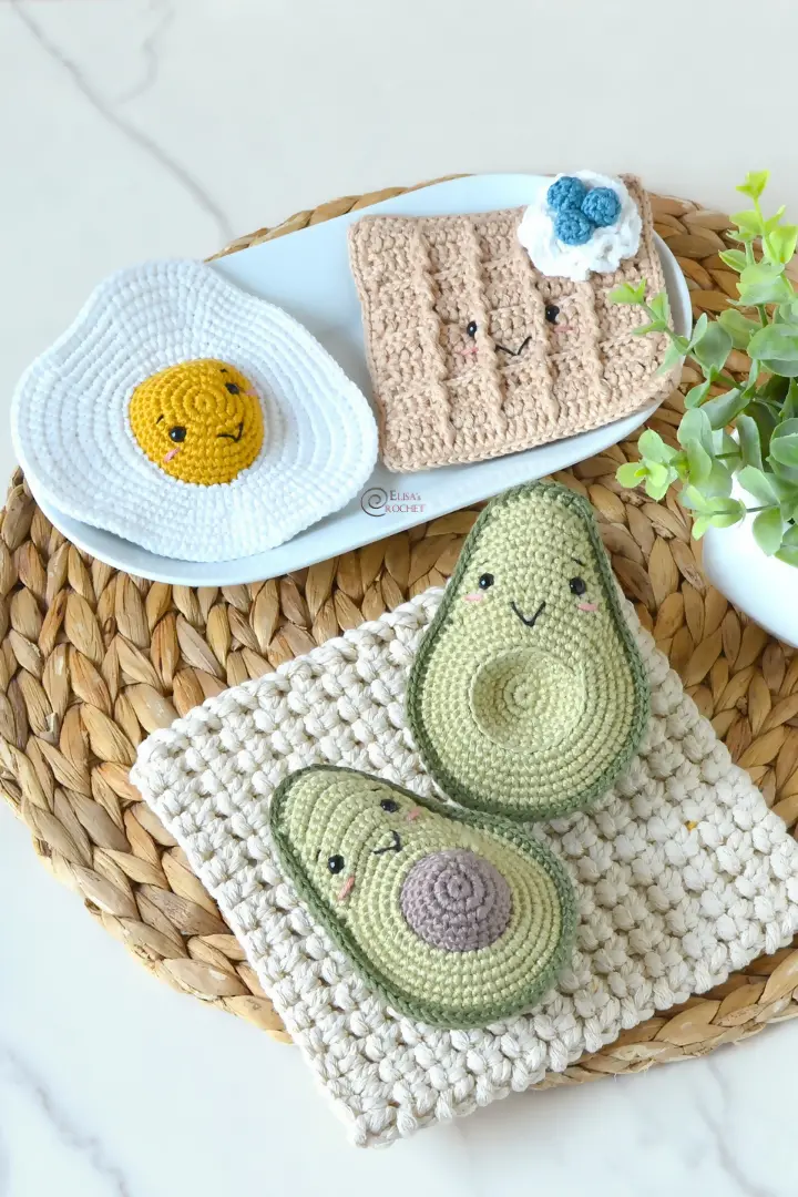 Breakfast Play Food Collection (Crochet) 1