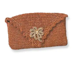 Bronze Evening Bag Pattern (Crochet) 1