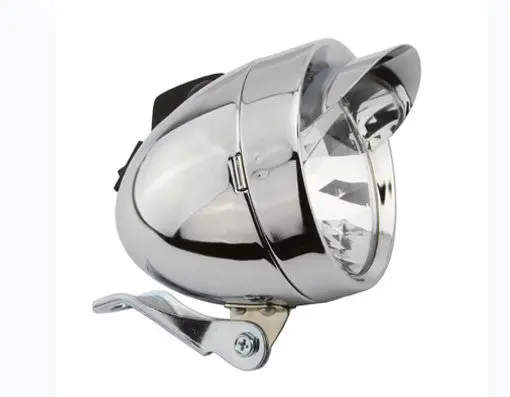 Bullet Light W/Visor 2/Bulb Chrome. 1