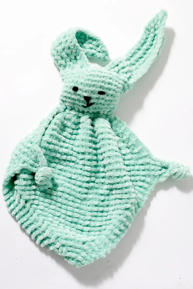 Bunny Blanket Buddy Pattern (Crochet) 1