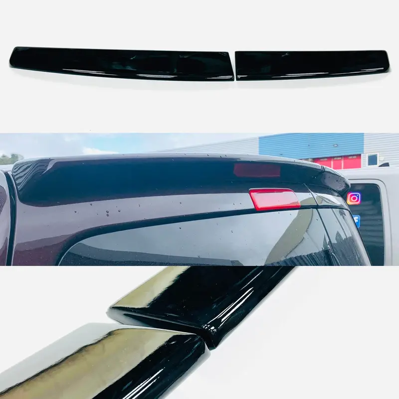 Caddy Gloss Black Twin Rear Spoiler 2005 Onwards 1