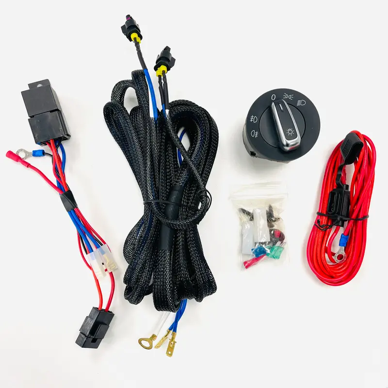 Caddy / Golf Mk7 / 7.5 Gti Fog Light Wiring Kit & Switch 1