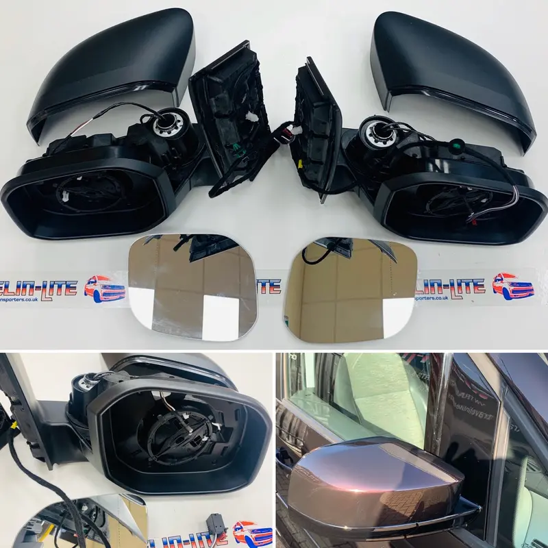 Caddy Life Genuine Vw Wing Mirrors Upgrade (Fits 2004 Onwards) Electric Heated Textured Mirror Covers 1