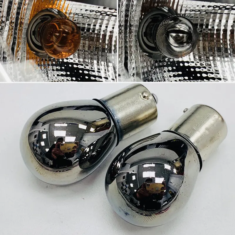Caddy Mk2 Mk3 Mk4 Chrome Indicator Bulbs 581 1