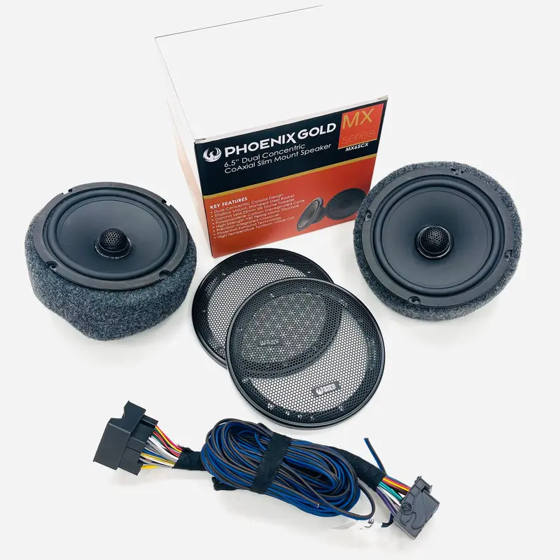 Caddy Mk3 11-15 Rear Speaker Kit With Custom Made Speaker Pods Plug And Play Design 1
