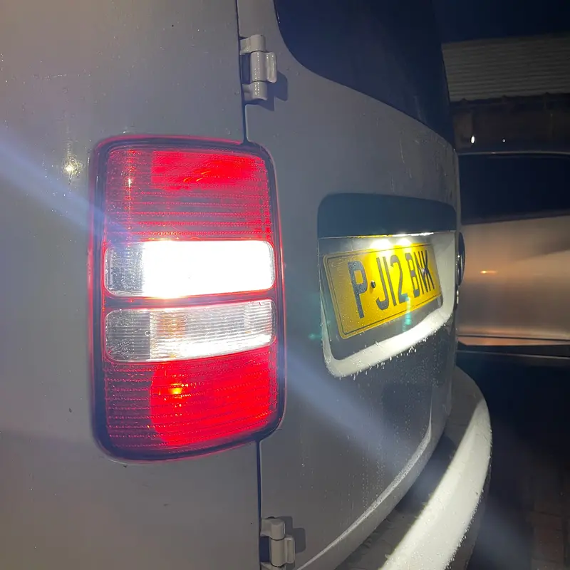 Caddy Mk3 11-15 Reversing Led Upgrade Bulbs Built In Fan Superb Quality (For Oem Type Rear Lights) 1