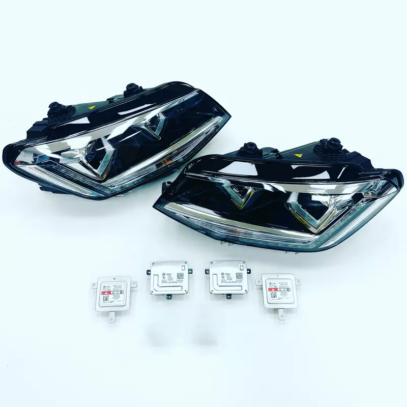 Caddy Mk4 15-19 Genuine Vw Drl Xenon Headlights (Includes All Modules & Osram Bulbs) Rhd 1