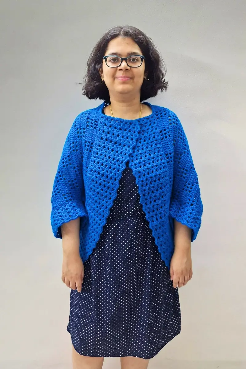 Cadie Cocoon Shrug (Crochet) 1