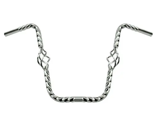 Cage Twisted Handlebar 16" 25.4Mm Chrome. 1