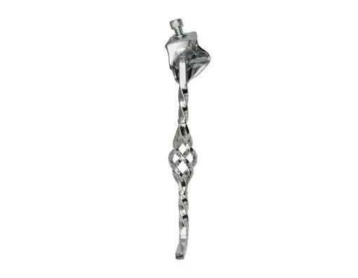 Cage Twisted Kickstand Center 8" Chrome. 1
