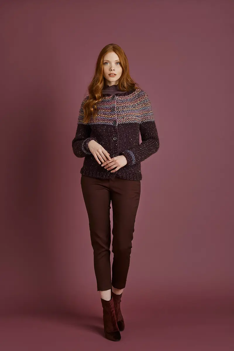 Canarsie Top Down Cardi (Knit) 1