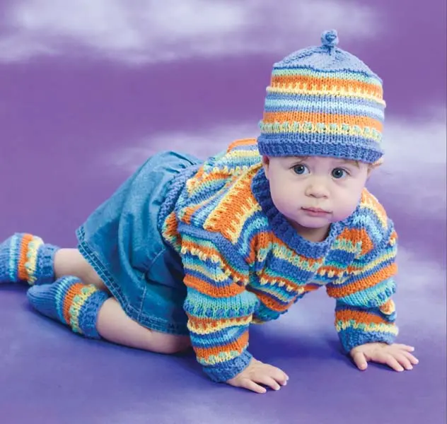 Candy Colored Baby Set Pattern (Knit) 1