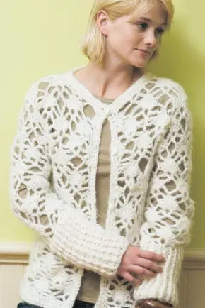 Casual Elegance Cardigan (Crochet) 1