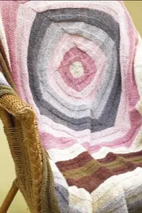 Centerpiece Treasure Afghan Pattern (Knit) 1