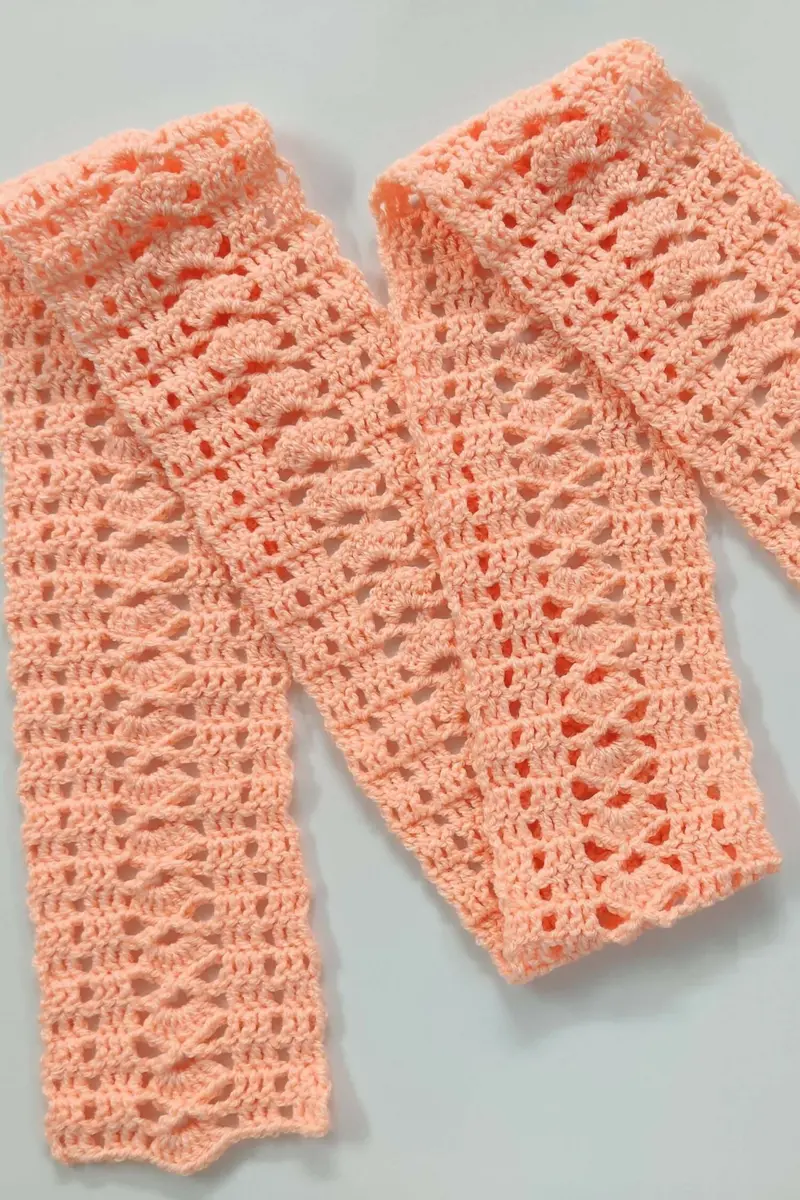 Charming Shells Scarf (Crochet) 1