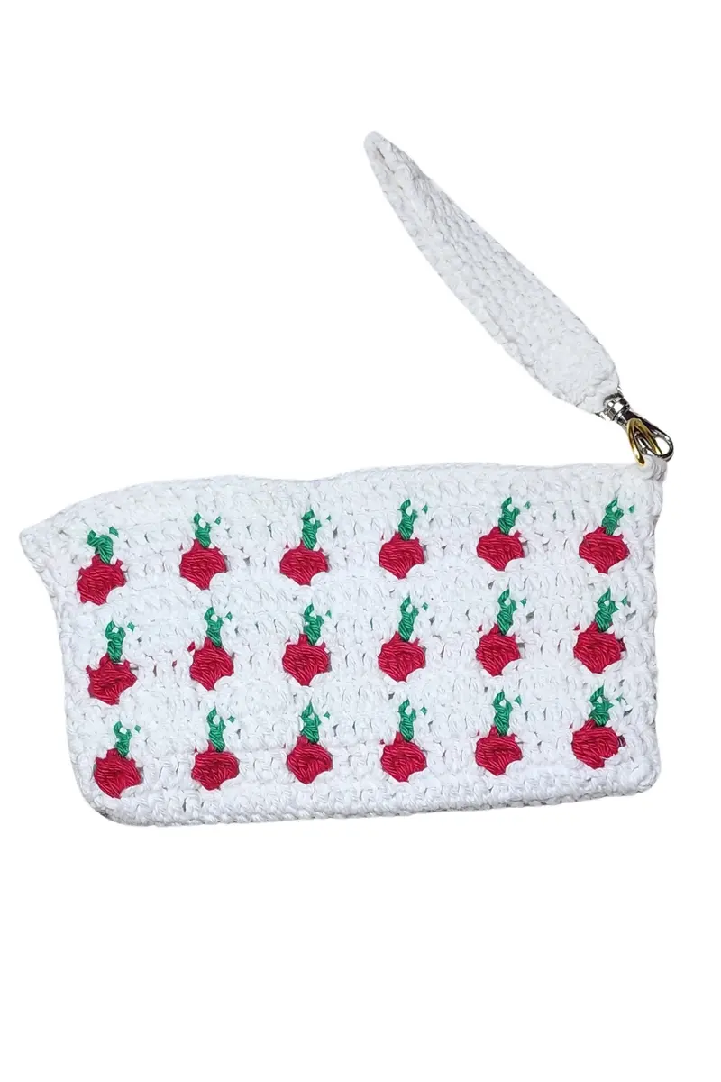 Cherry Wristlet (Crochet) 1