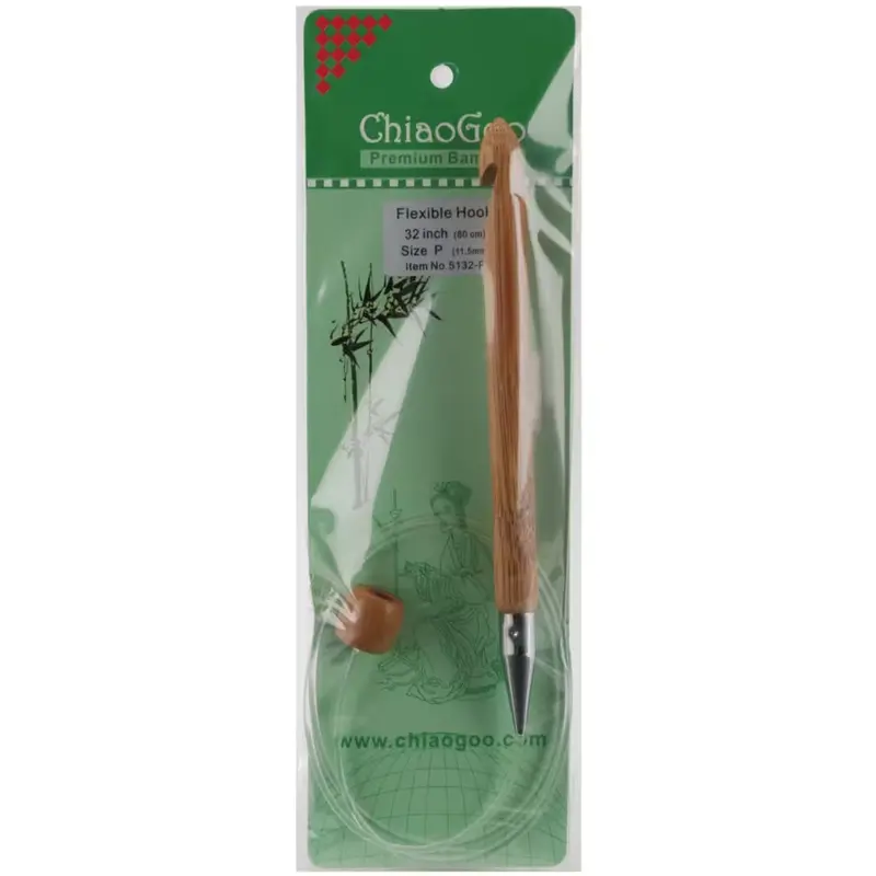 Chiaogoo Flex Tunisian Crochet Hook – 32″ (G–P Sizes)