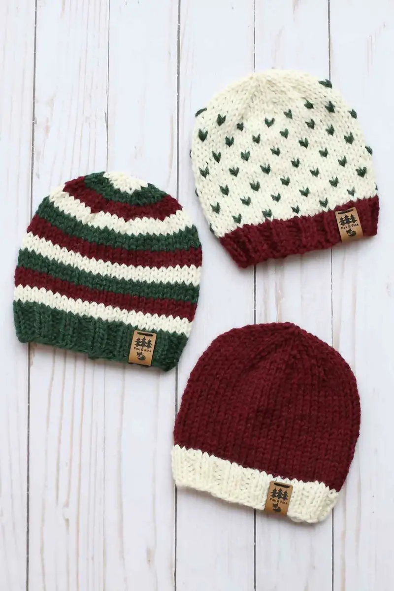 Christmas Hats Bundle (Knit) 1
