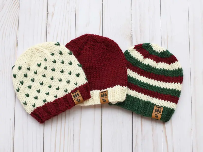 Christmas Hats Bundle (Knit) 2