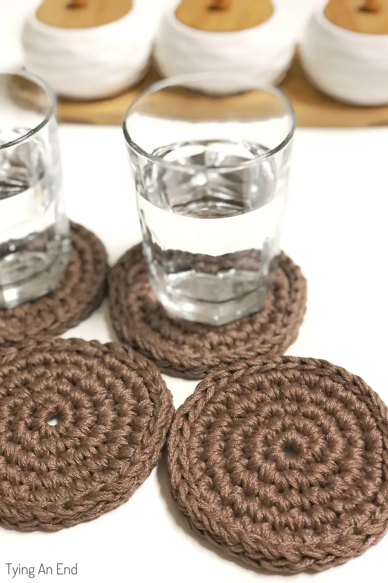 Chunky Crochet Coaster 1