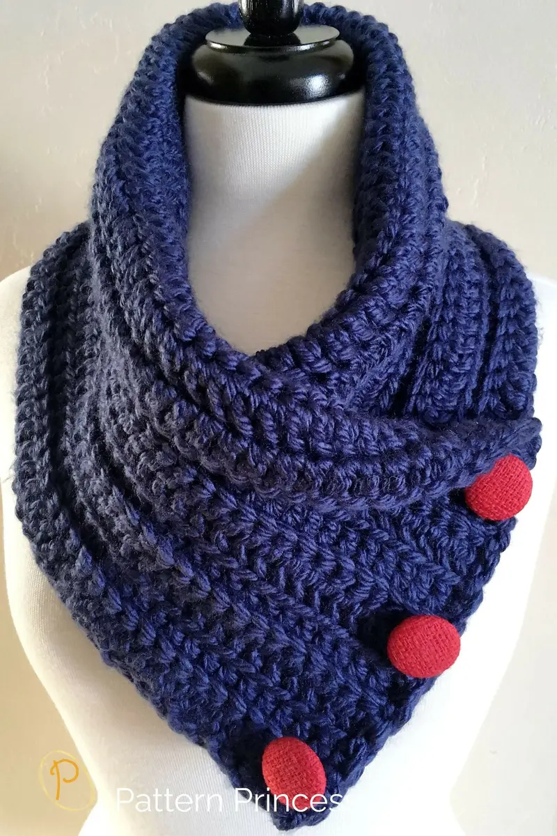 Chunky Neck Warmer (Crochet) 1