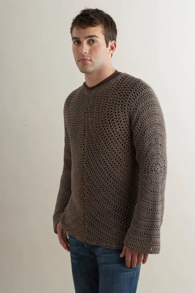 Circular Motion Sweater Pattern (Crochet) - Version 1 1