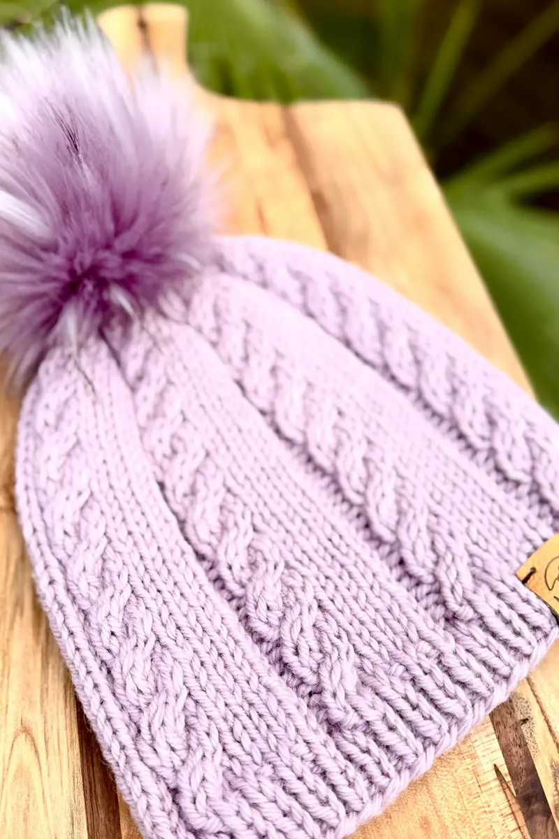 Classic Cables Beanie (Knit) 2