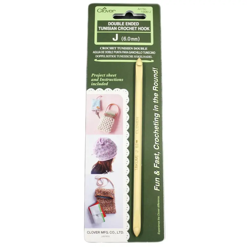 Clover Double Ended Tunisian Crochet Hooks (Sizes G To J) 4