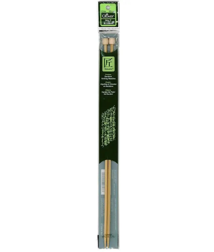 Clover Takumi Bamboo Knitting Needles 13” (Sizes 1 To 10) 7