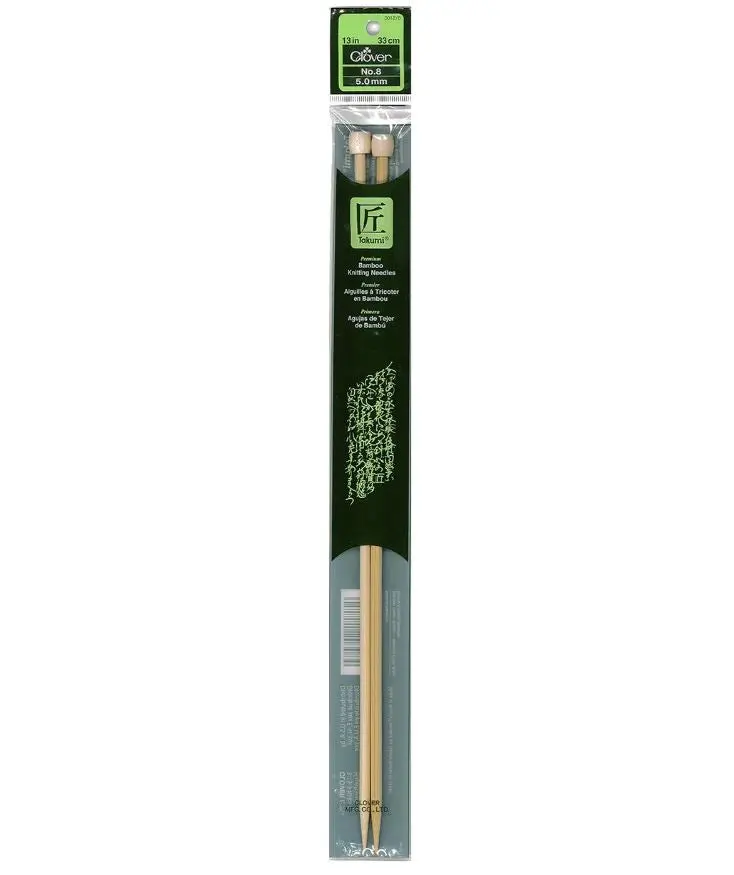 Clover Takumi Bamboo Knitting Needles 13” (Sizes 1 To 10) 8