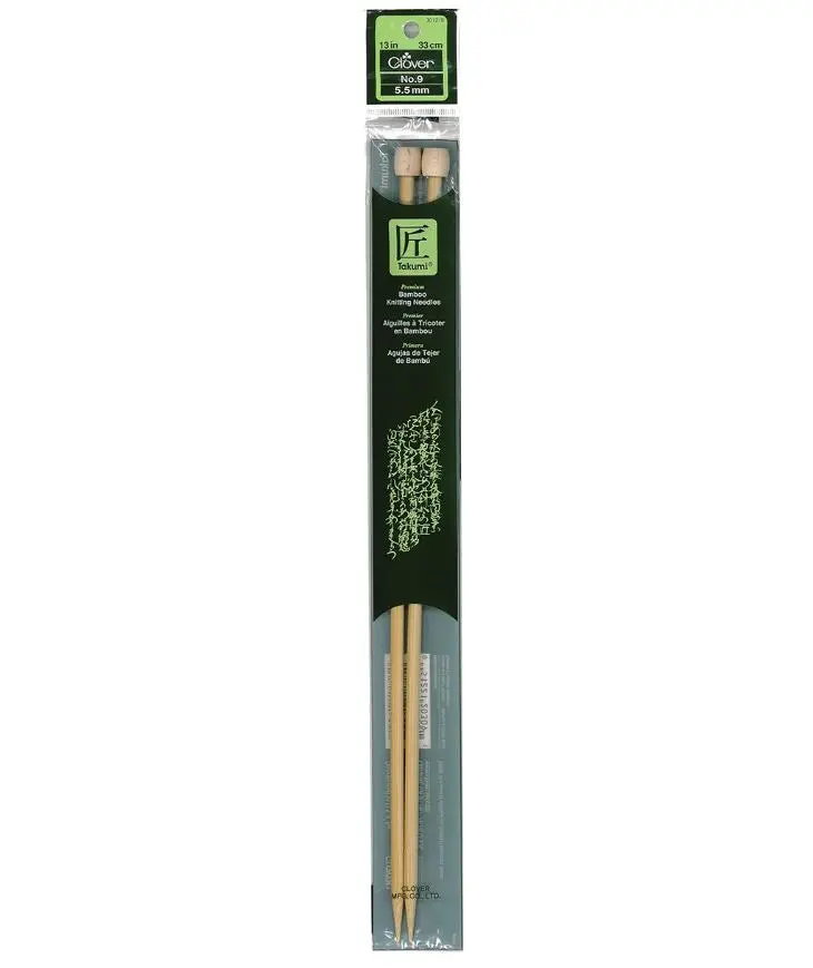 Clover Takumi Bamboo Knitting Needles 13” (Sizes 1 To 10) 9