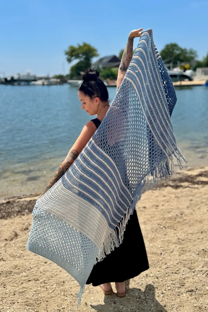 Coastal Drift Wrap (Knit) 1