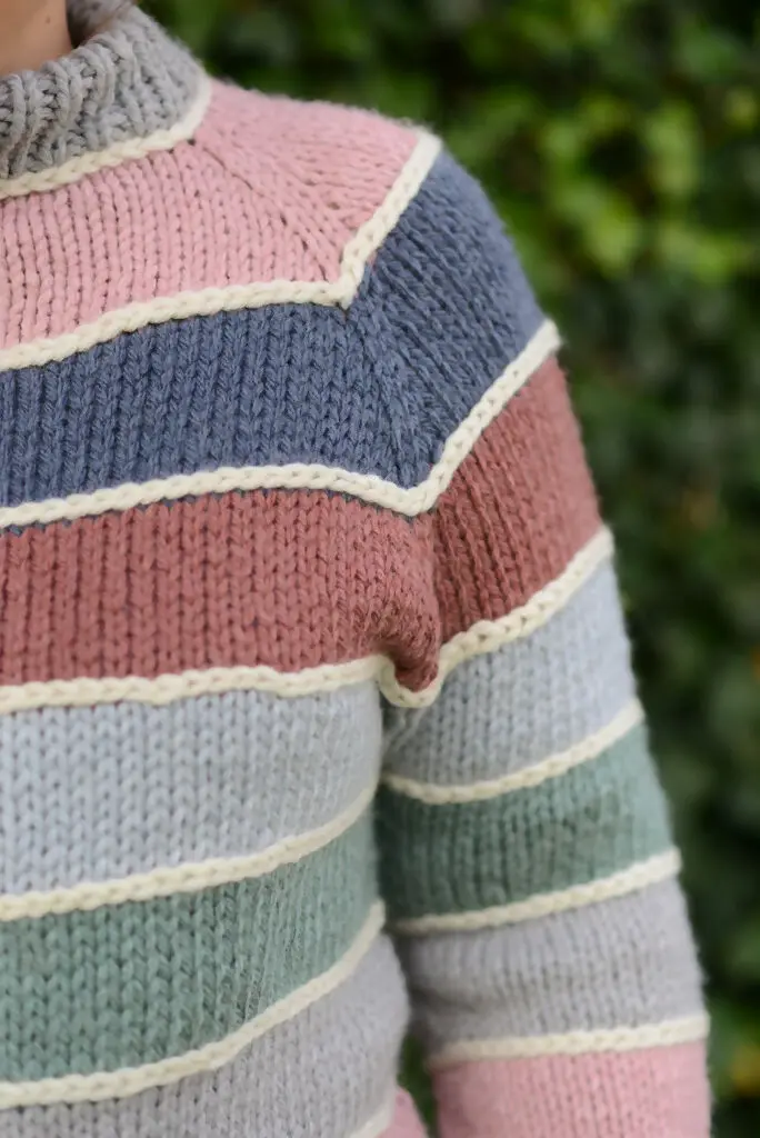 Color Divide Sweater (Knit) 1