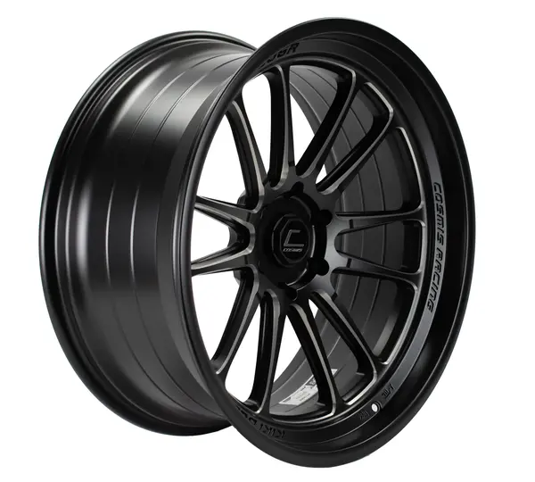 Cosmis Racing Xt206r Flat Black W/ Milled Spokes 1