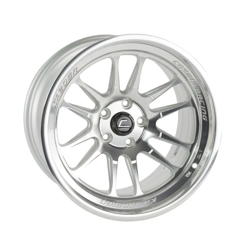 Cosmis Racing Xt206r Silver W/ Machined Face And Lip 1