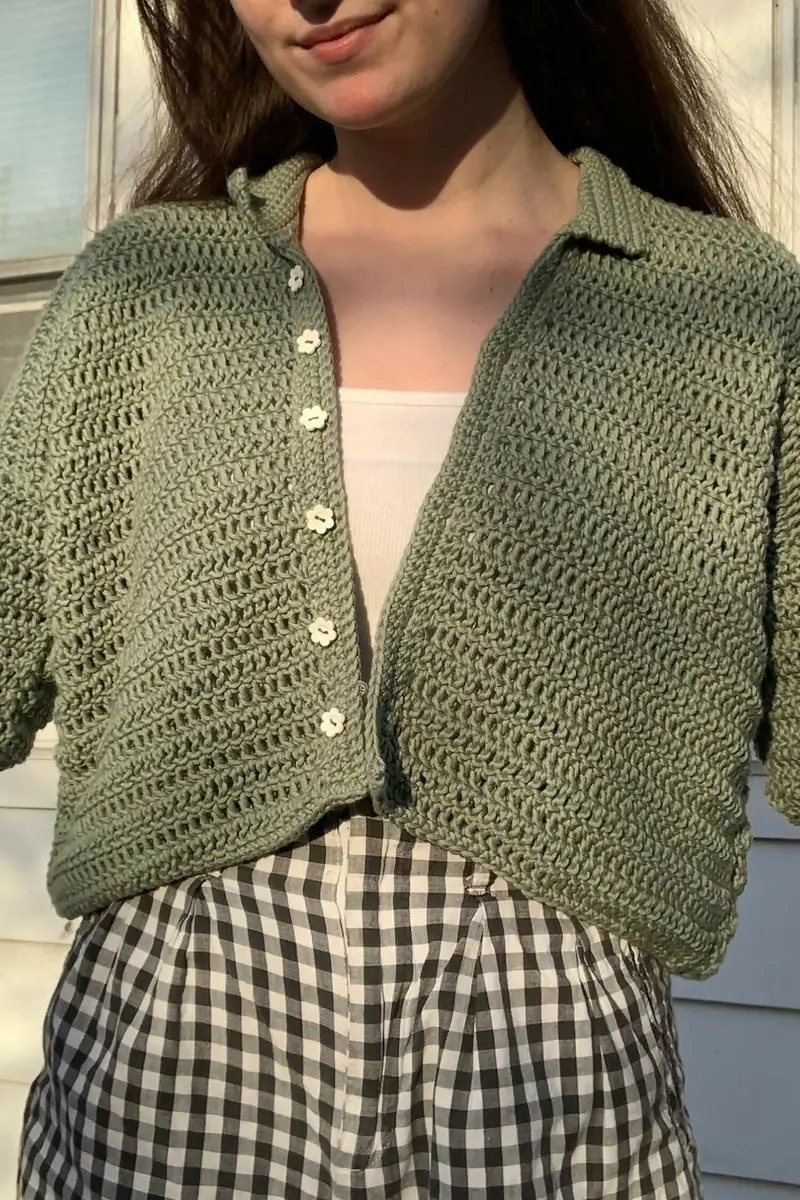 Countryside Cardigan (Crochet) 1