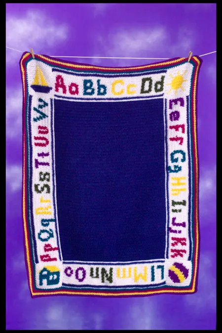 Crochet Alphabet Afghan Pattern (Crochet) 1