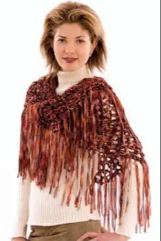 Crochet Bronze Beauty Shawl Pattern (Crochet) 1