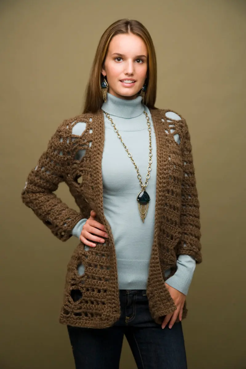 Crochet Cardigan Pattern (Crochet) 1