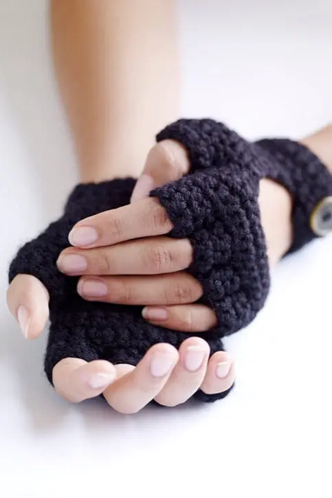 Crochet Driving Gloves (Crochet) - Version 1 1