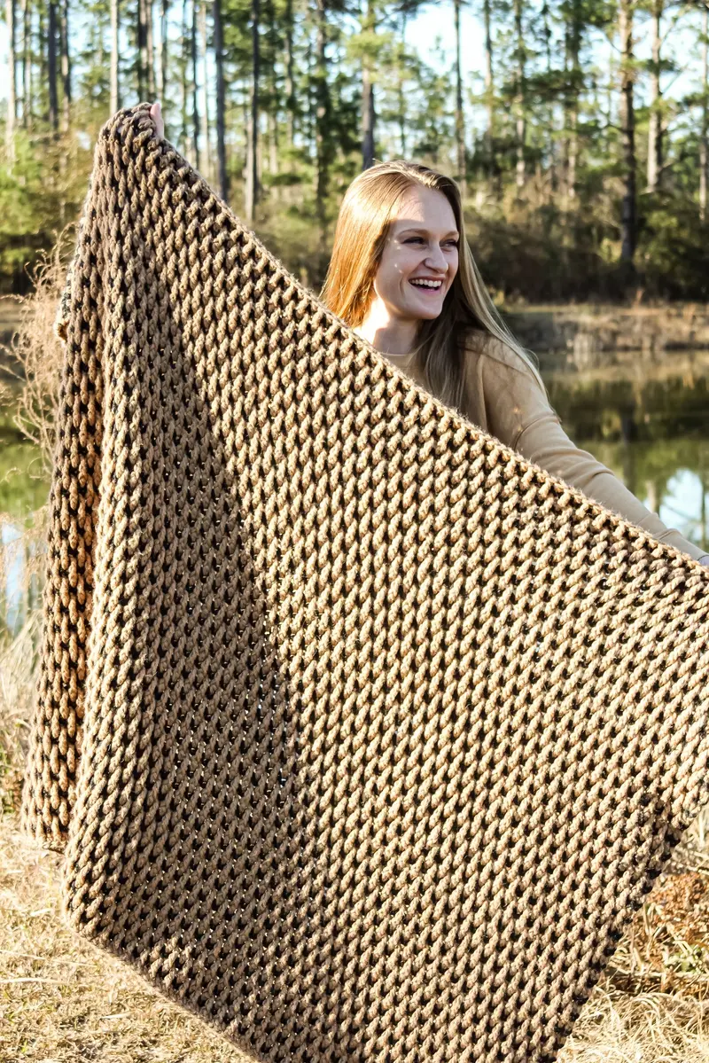 Crochet Kit - Alpine Blanket 1